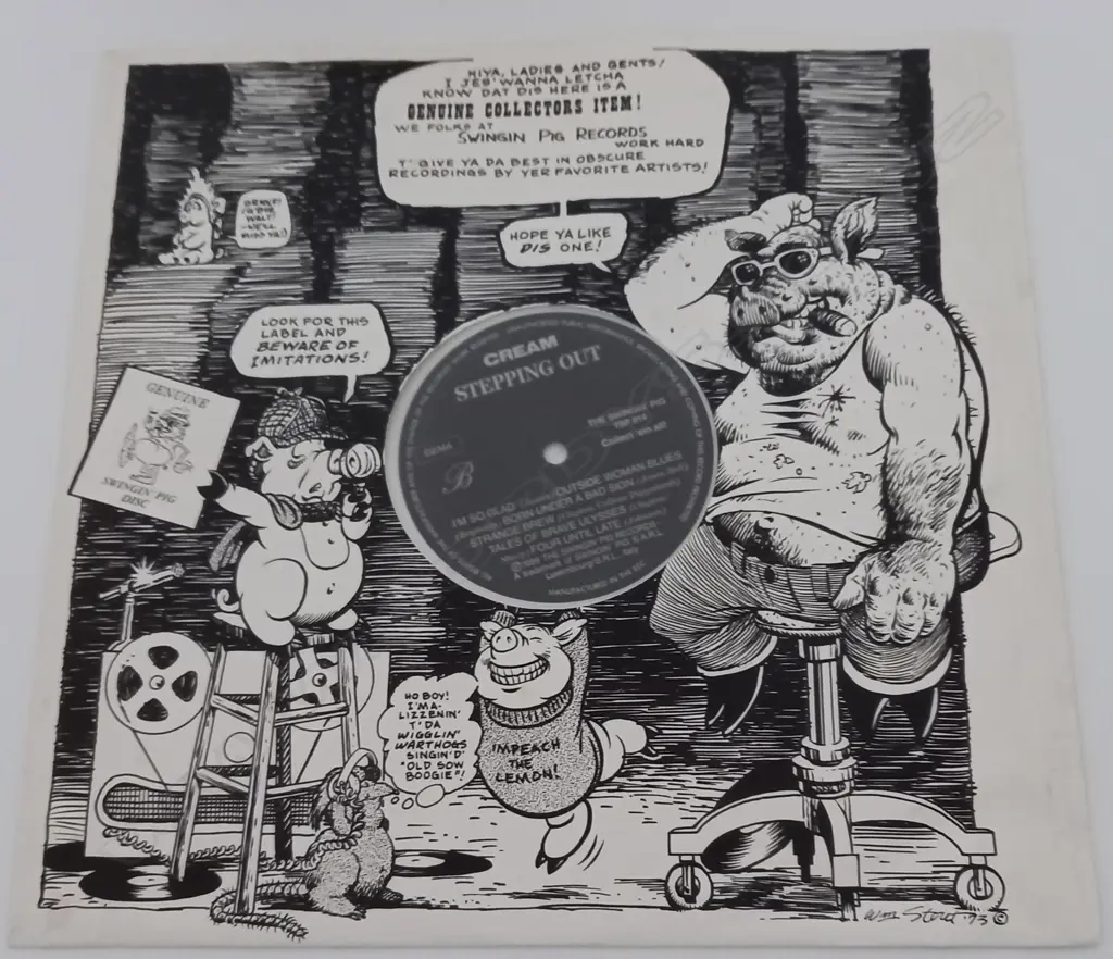 Cream (2), Stepping Out (White vinyl) Image 1++